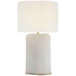 Amantani - 15W 1 LED Extra Large Sculpted Form Table Lamp-33.5 Inches Tall and 18.75 Inches Wide - 1314613
