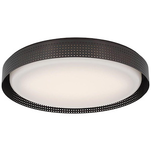 Precision - 25W LED Round Flush Mount In Modern Style-2.75 Inches Tall and 18 Inches Wide