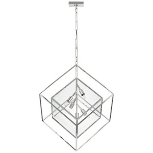 Cubed - 32.5W 5 LED X-Large Pendant In Modern Style-36.5 Inches Tall and 28.5 Inches Wide - 1328201