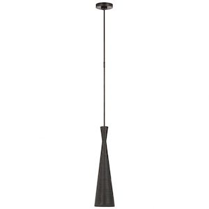 Utopia - 15W LED Small Pendant In Modern Style-20 Inches Tall and 5 Inches Wide - 1112365
