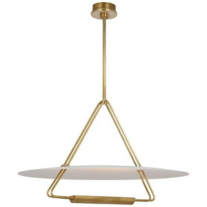 Teline - 18W LED Round Chandelier In Modern Style-18.5 Inches Tall and 30 Inches Wide - 1314623