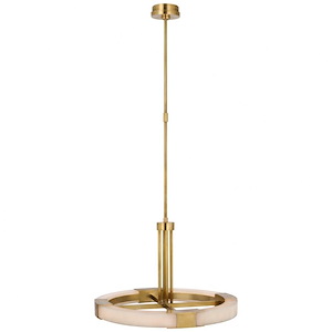 Covet - 40W LED Medium Ring Chandelier In Modern Style-15.75 Inches Tall and 24 Inches Wide