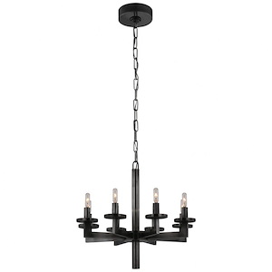 Liaison - 8 Light Chandelier In Modern Style-16.5 Inches Tall and 20.5 Inches Wide - 1328206