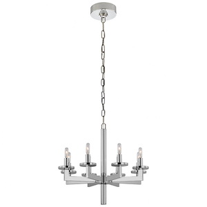 Liaison - 8 Light Chandelier In Modern Style-16.5 Inches Tall and 20.5 Inches Wide - 1328207