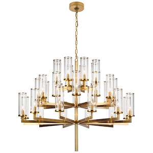 Liaison - 32 Light 3-Tier Chandelier In Modern Style-39.5 Inches Tall and 47.5 Inches Wide - 1225768