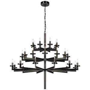 Liaison - 32 Light 3-Tier Chandelier In Modern Style-39.5 Inches Tall and 47.5 Inches Wide - 1328212