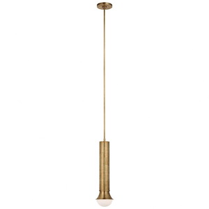 Precision - 9W LED Petite Elongated Pendant In Modern Style-16 Inches Tall and 4.5 Inches Wide - 1112369