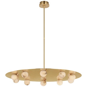 Pertica - 40W LED Chandelier In Modern Style-5 Inches Tall and 36 Inches Wide - 1328218