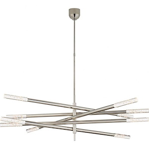 Rousseau - 45W LED Grande Articulating Chandelier In Modern Style-16 Inches Tall and 3.5 Inches Wide - 937454