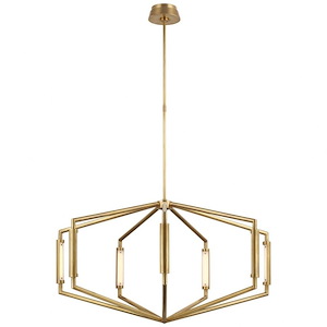 Appareil - 45W LED Low Profile Chandelier In Modern Style-22 Inches Tall and 39 Inches Wide
