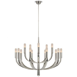 Verso - 45W LED Grande Tiered Chandelier In Modern Style-38.75 Inches Tall and 48 Inches Wide - 1112397