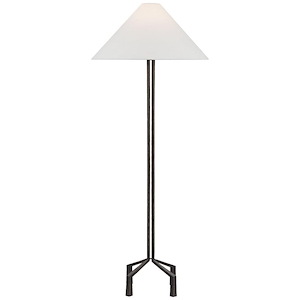 Clifford - 15W 1 LED Large Forged Floor Lamp-62.25 Inches Tall and 25.25 Inches Wide