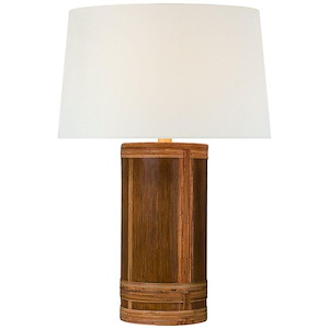 Lignum - 15W 1 LED Medium Table Lamp-28 Inches Tall and 19 Inches Wide