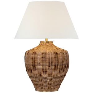 Evie - 15W 1 LED Large Table Lamp-31.75 Inches Tall and 23 Inches Wide