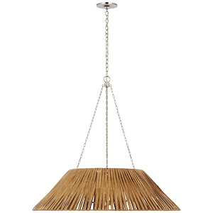 Corinne - 16.5W 3 LED Extra Large Wrapped Hanging Pendant In Traditional Style-32.5 Inches Tall and 36.25 Inches Wide