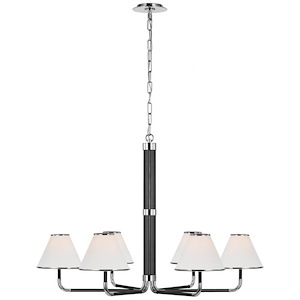 Rigby - 39W 6 LED Extra Large Chandelier-26.5 Inches Tall and 37.75 Inches Wide