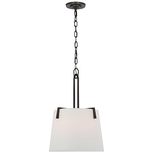 Clifford - 26W 4 LED Sculpted Hanging Pendant In Modern Style-24 Inches Tall and 17 Inches Wide - 1328251