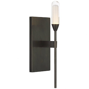 Overture - 6W LED Medium Wall Sconce In Modern Style-12.25 Inches Tall and 3.75 Inches Wide