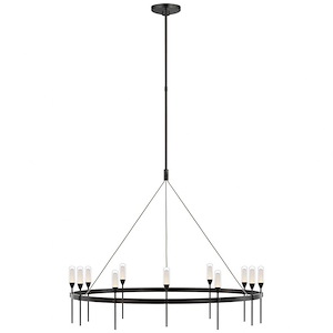 Overture - 42W LED X-Large Ring Chandelier In Modern Style-30.75 Inches Tall and 39 Inches Wide