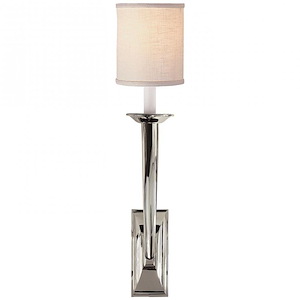 French Deco Horn - 1 Light Wall Sconce
