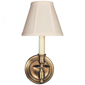 French Library - 1 Light Wall Sconce with Tissue Shade - 696087