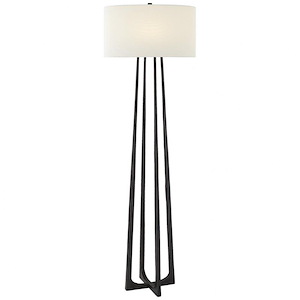 Scala - 1 Light Large Hand-Forged Floor Lamp In Modern Style-62.5 Inches Tall and 20.5 Inches Wide