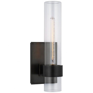 Presidio - 8W 1 LED Outdoor Wall Sconce In Modern Style-18 Inches Tall and 6.25 Inches Wide