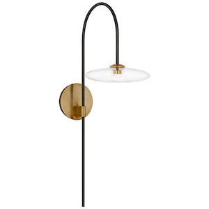 Calvino - 3W LED Arched Wall Sconce In Modern Style-25.25 Inches Tall and 7.5 Inches Wide - 1314634