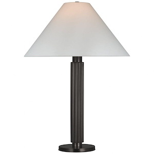 Durham - 15W 1 LED Large Table Lamp In Casual Style-34.25 Inches Tall and 24 Inches Wide