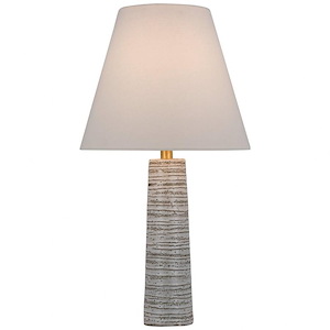 Gates - 15W 1 LED Medium Column Table Lamp In Casual Style-26.5 Inches Tall and 14 Inches Wide