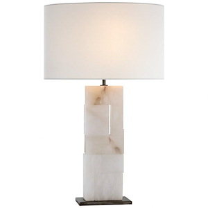 Ashlar - 15W 1 LED Large Table Lamp In Modern Style-28 Inches Tall and 17 Inches Wide
