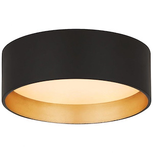 Shaw - 12W LED Solitaire Flush Mount In Modern Style-2 Inches Tall and 5.25 Inches Wide