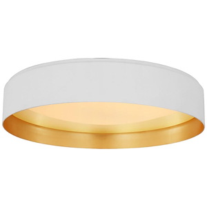 Shaw - 60W LED Extra Large Flush Mount In Modern Style-4.75 Inches Tall and 24 Inches Wide
