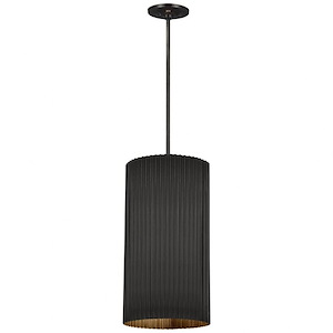 Rivers - 30W 2 LED Medium Fluted Pendant In Modern Style-21 Inches Tall and 11 Inches Wide - 1112463