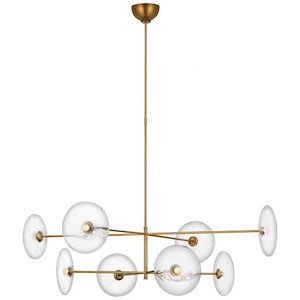 Calvino - 23W LED Extra Large Radial Chandelier In Modern Style-13.5 Inches Tall and 42 Inches Wide