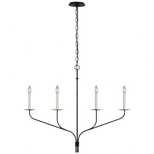 Belfair - 22W 4 LED Medium Linear Pendant In Traditional Style-29.5 Inches Tall and 36.25 Inches Wide