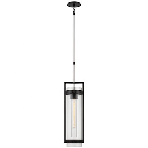 Kears - 6.5W 1 LED Medium Outdoor Hanging Lantern In Modern Style-21 Inches Tall and 6.5 Inches Wide - 1225736