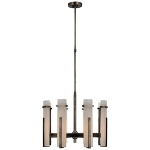 Malik - 65W LED Medium Chandelier In Modern Style-19.5 Inches Tall and 24 Inches Wide