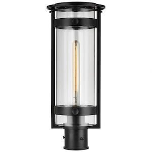 Kears - 6.5W 1 LED Medium Outdoor Post Lantern In Modern Style-22 Inches Tall and 9 Inches Wide
