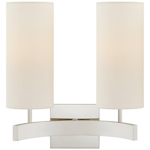 Aimee - 2 Light Double Wall Sconce In Modern Style-14.75 Inches Tall and 13.25 Inches Wide - 1225426