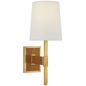 Elle - 15W 1 LED Small Single Wall Sconce In Casual Style-14.75 Inches Tall and 5.75 Inches Wide - 1225669