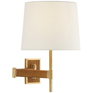 Elle - 15W 1 LED Swing Arm Wall Sconce In Casual Style-17.25 Inches Tall and 16.75 Inches Wide