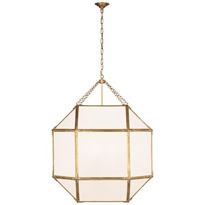 Morris - 39W 6 LED Grande Lantern In Casual Style-39.25 Inches Tall and 30.5 Inches Wide