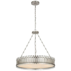 Leslie - 39W 6 LED Chandelier In Traditional Style-27.25 Inches Tall and 26.75 Inches Wide