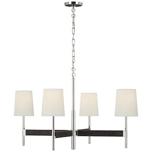 Elle - 60W 4 LED Large Chandelier-20.75 Inches Tall and 36 Inches Wide - 1328317