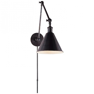 Boston - 1 Light Functional Double Arm Wall Library Light - 696190