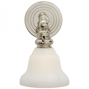 Boston - 1 Light Functional Single Wall Sconce with Glass Shade