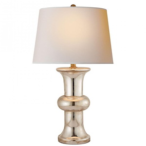 Bull Nose - 1 Light Cylinder Table Lamp