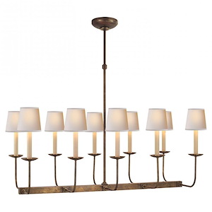 Linear Branched - 10 Light Chandelier