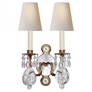 Yves - 2 Light Double Arm Wall Sconce - 1225791